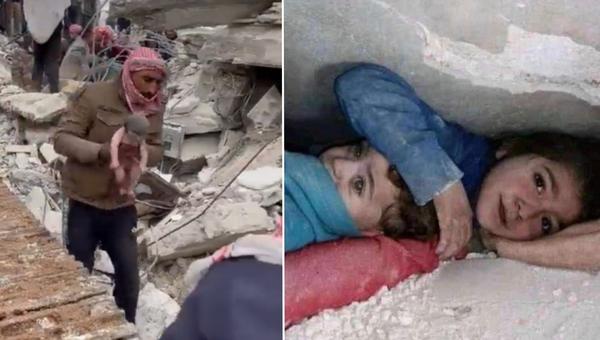 Poruszające zdjęcia wykonane po trzęsieniu ziemi w Turcji i w Syrii