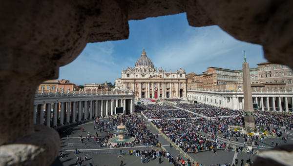 Pope Francis presides over the celebration of the Palm Sunday 2023