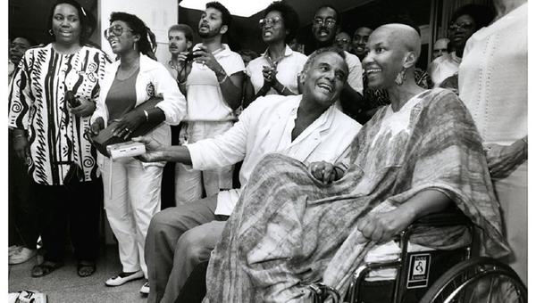 Harry Belafonte and Thea Bowman