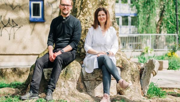 Mojca Belcl Magdic in Gabriel Kavcic