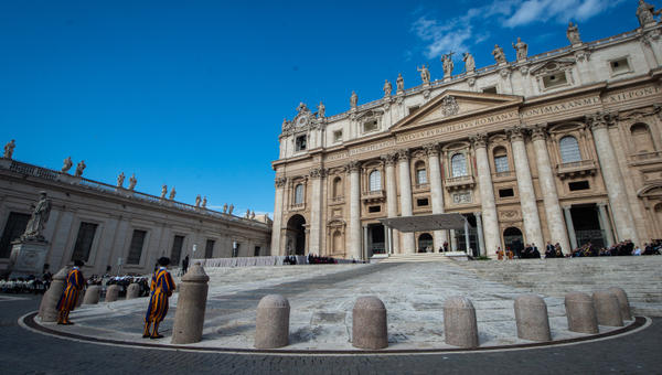 May 03 2023 - Pope Francis during his weekly general audience in Saint Peter's square at the Vatican