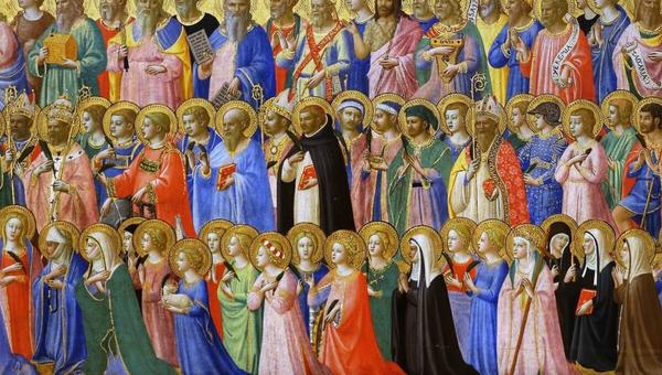 "Forerunners of Christ" painting by Fra Angelico