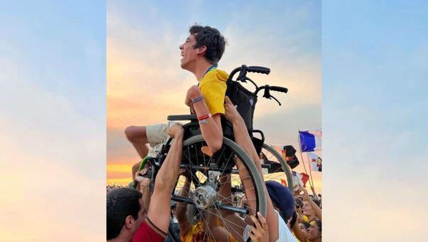 JMJ fauteuil roulant Lisbonne Handicap