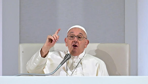 Pope Francis World Youth Days vigil with young people in Tejo Park