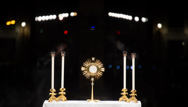 Eucharistic Adoration prayer St Peter's Square
