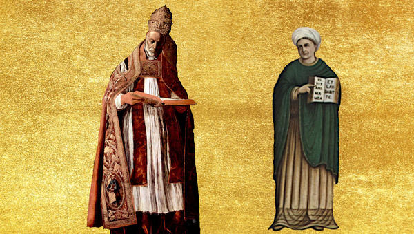 St. Gregory the Great and his mother St. Sylvia