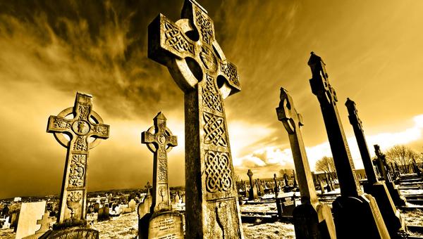 Irish graveyard