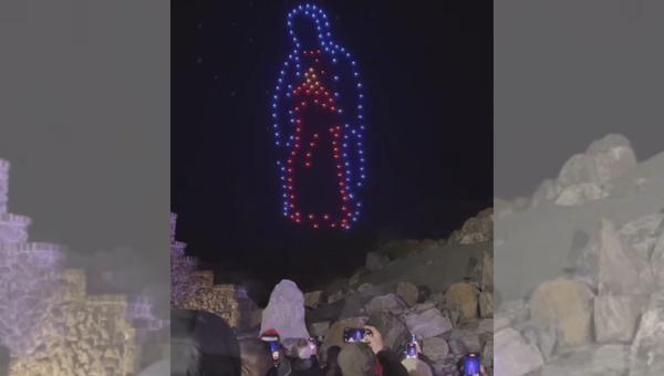 drones, Marie, spectacle, Guadalupe