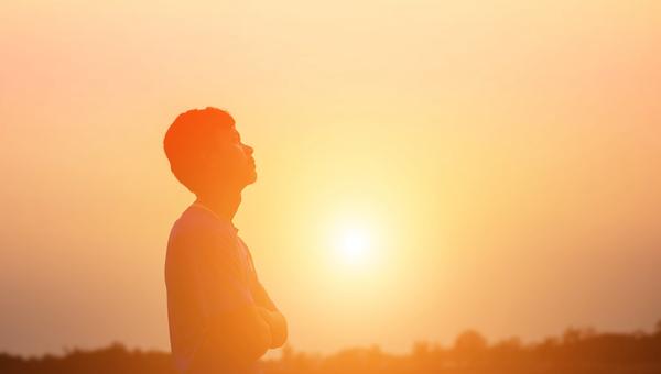 sunrise prayer gratitude raising our eyes to the heavens