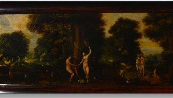 Adam and Eve painting looted by Nazis