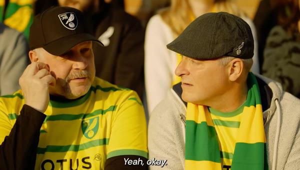 Men at soccer game