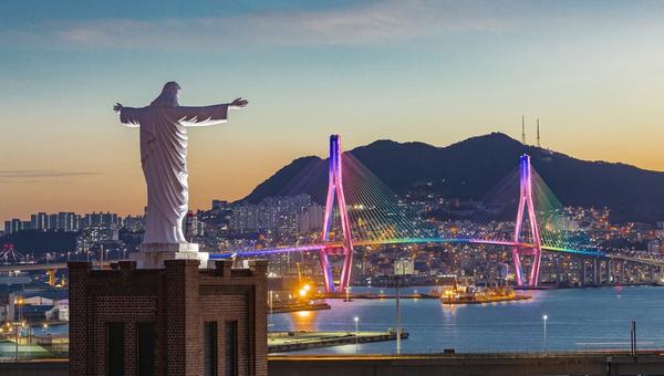 South Korea Jesus statue
