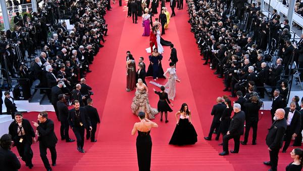 Celebrities arrive at Megapolis screening at the 77th Cannes Film Festival, 2024