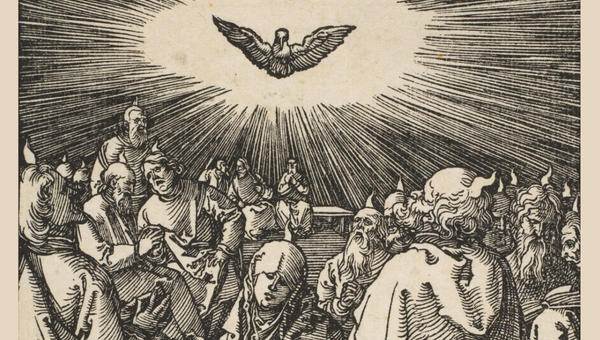 "Pentecost" by Albrecht Dürer, c.1510 (Detail)