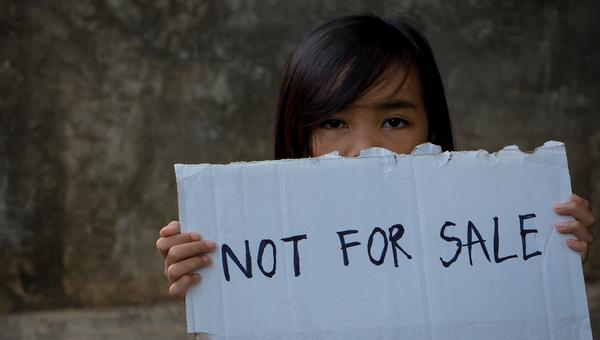 human trafficking, not for sale