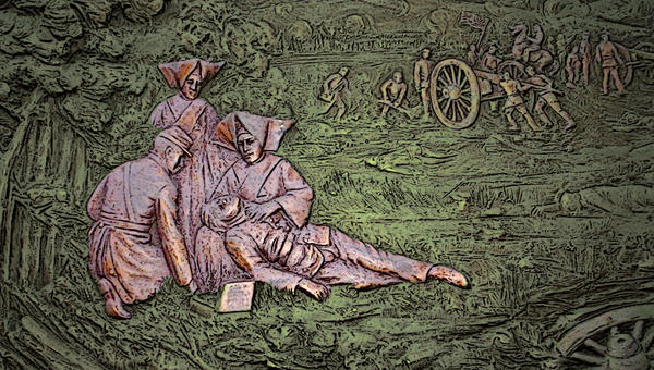 Daughters of Charity plaque at St. Francis Xavier Church Gettysburg