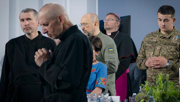 Liberated Ukrainian priests
