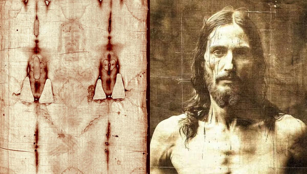 Shroud of Turin and AI image