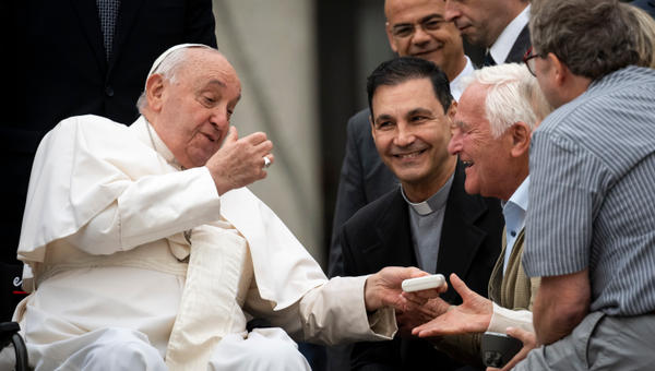 Pope Francis - elderly - general audience
