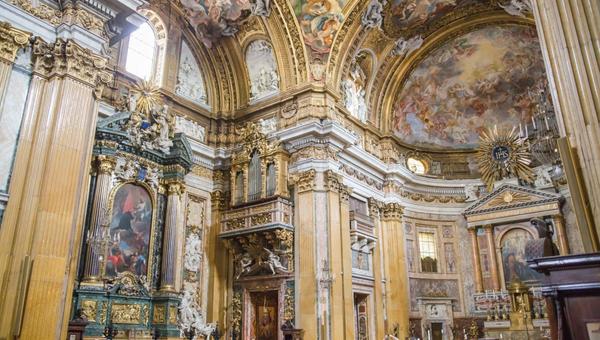 San Ignacio de Loyola, iglesia del Gesú, Roma.