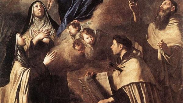 Pietro Novelli Our Lady of Carmel and Saints