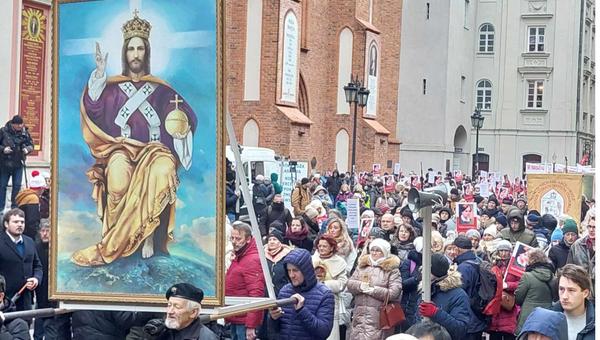 Orszak Chrystusa Króla w Warszawie