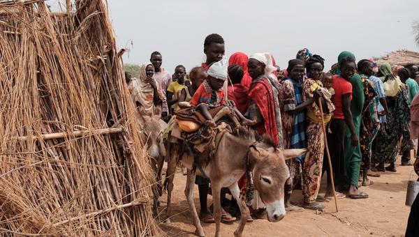 IDP camp in Sudan