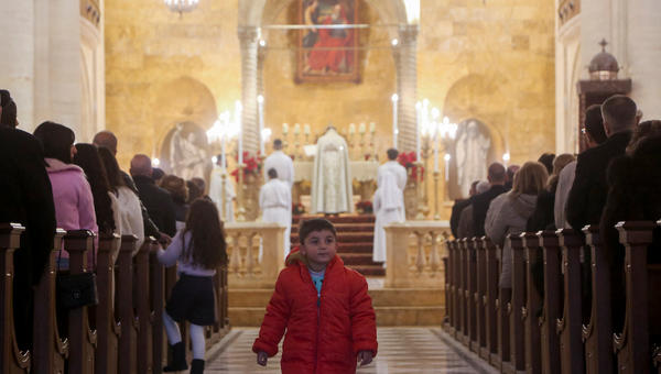 Maronite Christmas liturgy in Aleppo