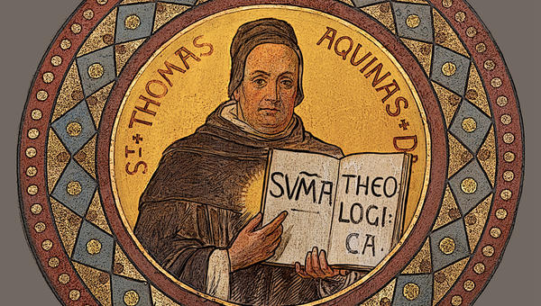 ST THOMAS ACQUINAS IN CIRCLE SUMMA