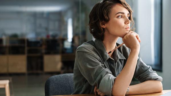 woman thinking