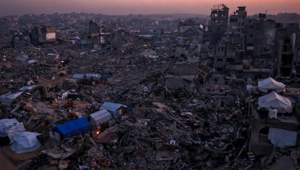 Destruction in Gaza Strip