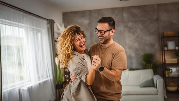Happy couple