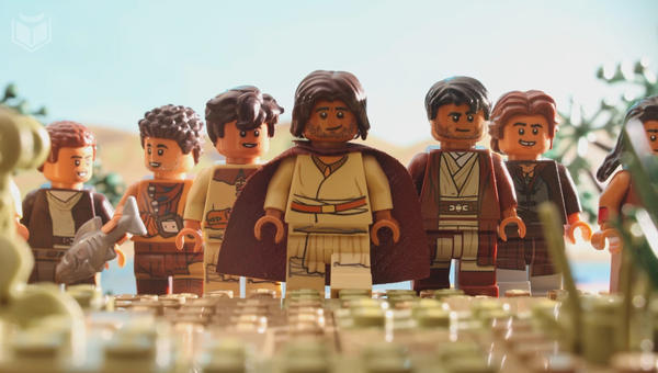 Jésus avec ses disciples en legos