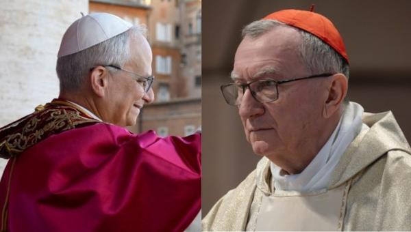 Robert Francis Prevost et Pietro Parolin