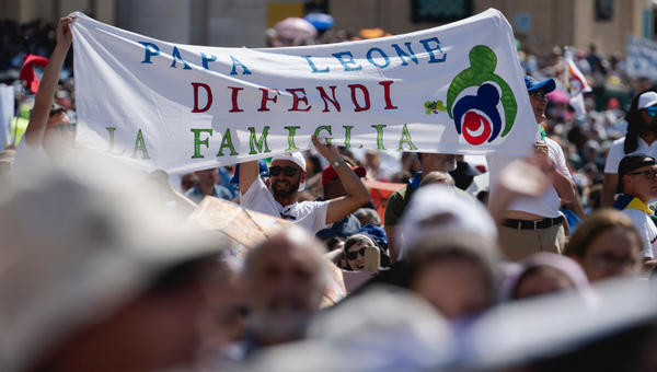 Pope Leo XIV celebrates the mass for the Jubilee of families, children, grandparents and the elderly, at St. Peter's square in the Vatican on June 1, 2025