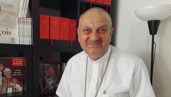 Photo of Archbishop Jacques Mourad of Homs, Syria, on July 5, 2025