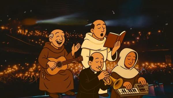 REligious-music-genre-cartoon