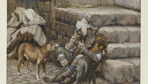 Parabole de Lazare et du riche par James Tissot, Brooklyn Museum.