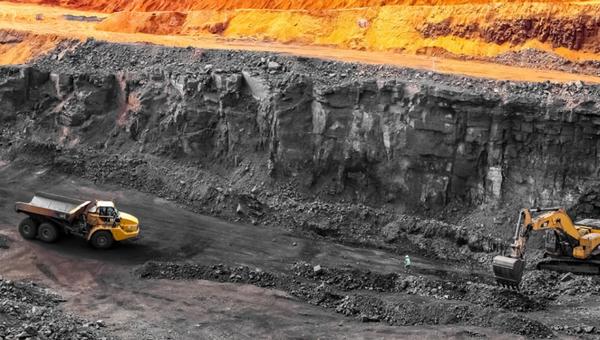 Photo of strip mining