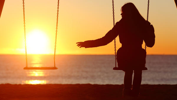 woman swing