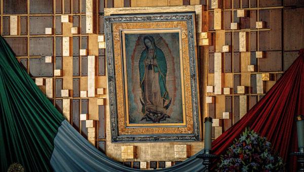 Imagen de la virgen de Guadalupe