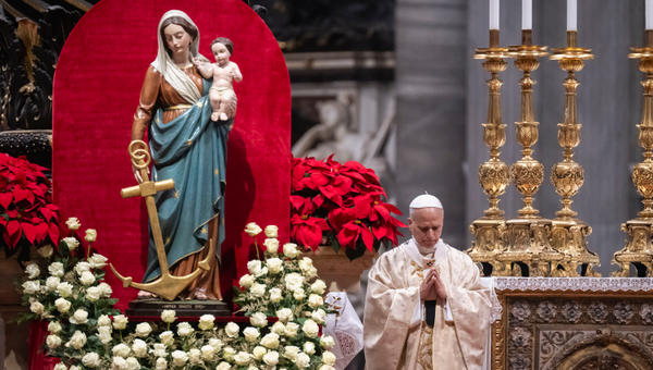 pope-leo-xiv-Christmas-mass-st.-peters-basilica-vatican