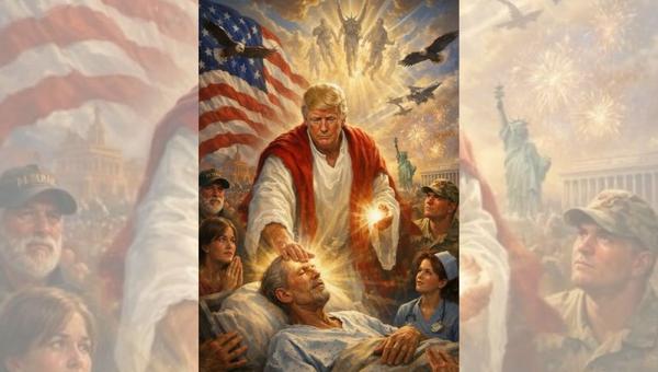 DONALD-TRUMP-IMAGE-IA-JESUS-Truth-Social