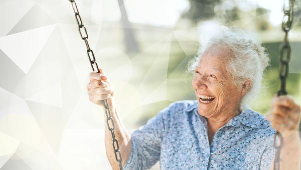 Old woman swing