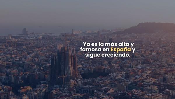 Ya es la más alta y famosa en España y sigue creciendo