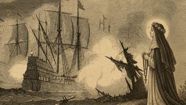 El día que santa rosa de lima defendió a Perú y enfrentó a los piratas
