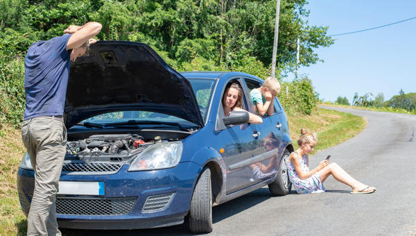 car broken down