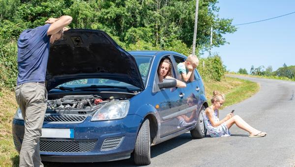 car broken down