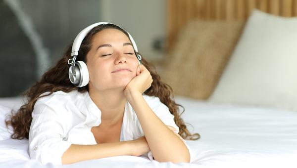 woman listening