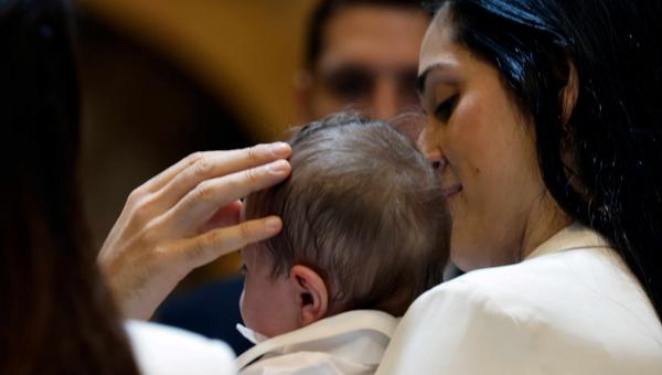 baptism, sign of the cross
